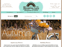 Tablet Screenshot of bloominggalsbouquets.com